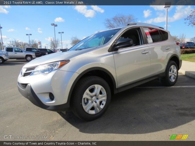 Classic Silver Metallic / Ash 2013 Toyota RAV4 LE AWD