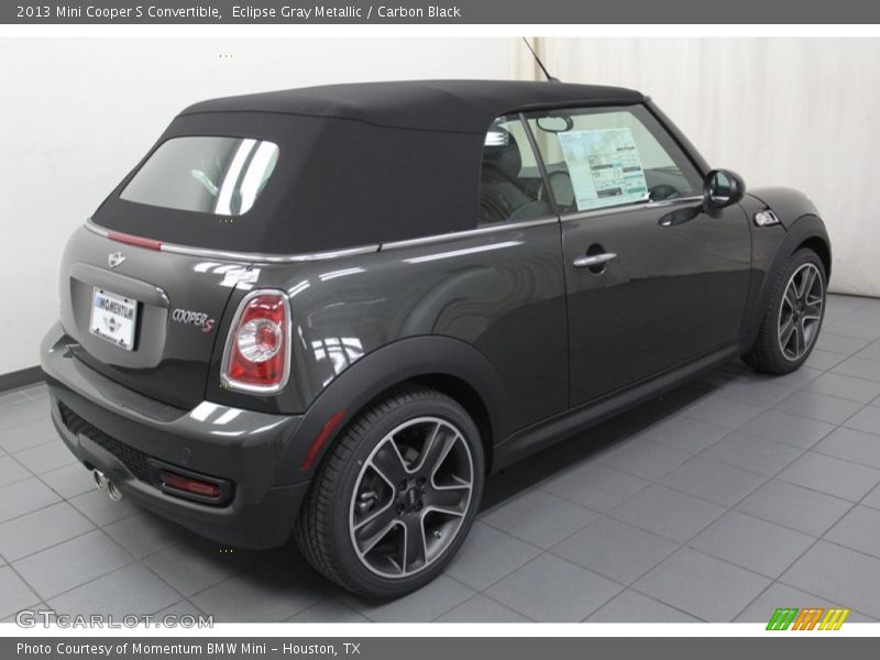 Eclipse Gray Metallic / Carbon Black 2013 Mini Cooper S Convertible
