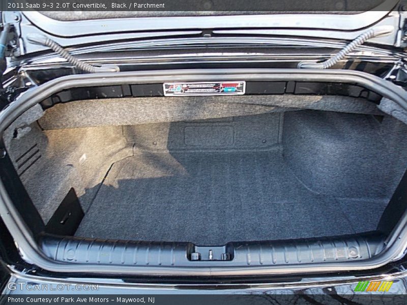  2011 9-3 2.0T Convertible Trunk