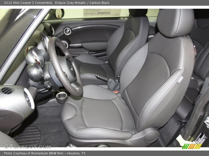 Eclipse Gray Metallic / Carbon Black 2013 Mini Cooper S Convertible