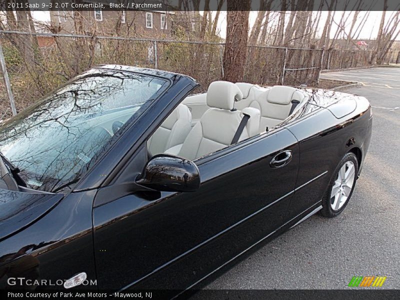 Black / Parchment 2011 Saab 9-3 2.0T Convertible