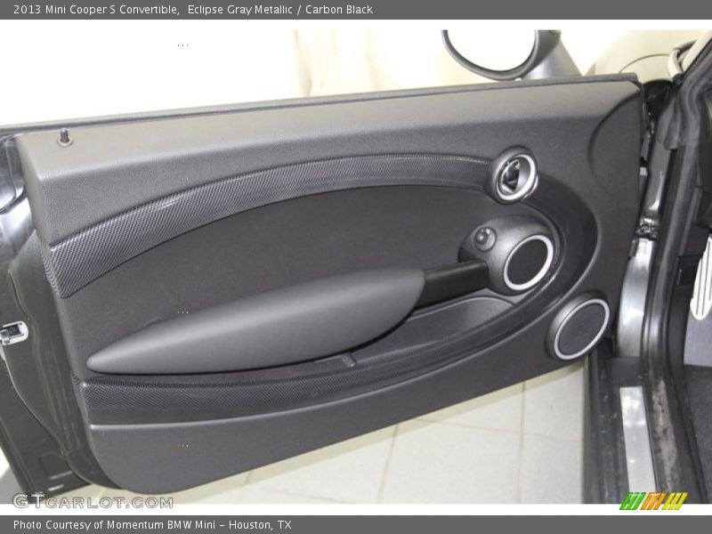 Eclipse Gray Metallic / Carbon Black 2013 Mini Cooper S Convertible