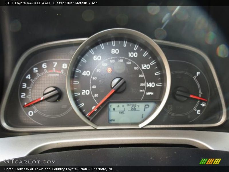 Classic Silver Metallic / Ash 2013 Toyota RAV4 LE AWD