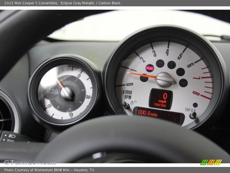 Eclipse Gray Metallic / Carbon Black 2013 Mini Cooper S Convertible