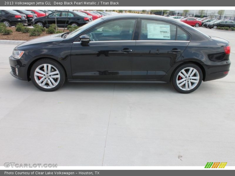 Deep Black Pearl Metallic / Titan Black 2013 Volkswagen Jetta GLI