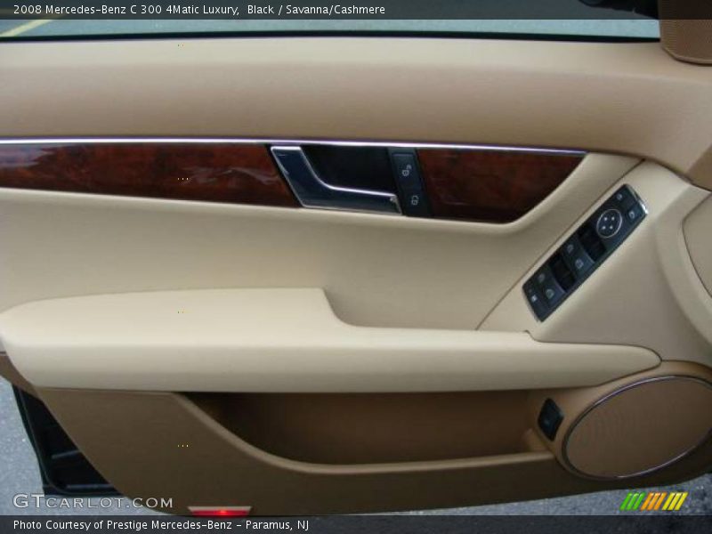 Black / Savanna/Cashmere 2008 Mercedes-Benz C 300 4Matic Luxury