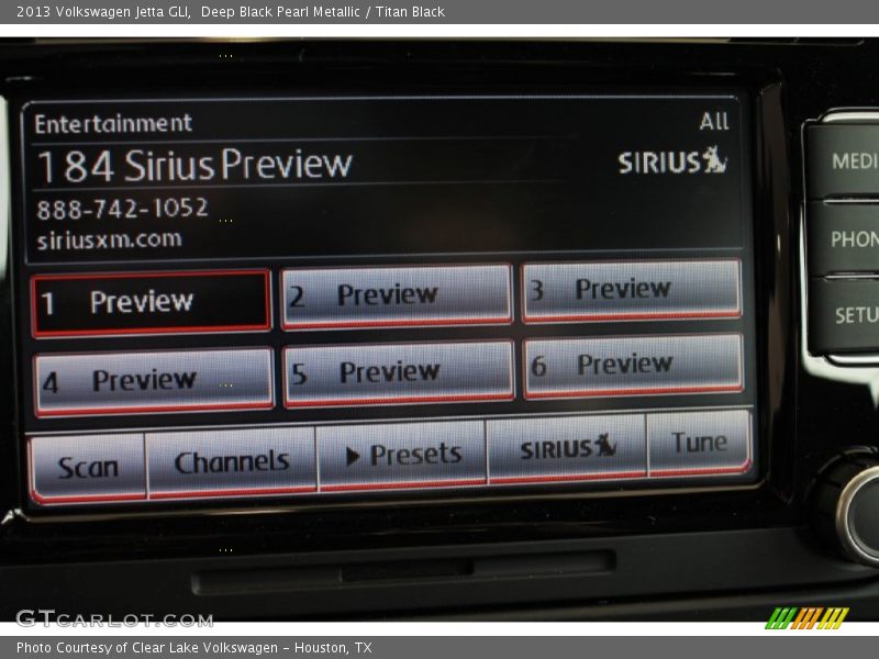 Deep Black Pearl Metallic / Titan Black 2013 Volkswagen Jetta GLI