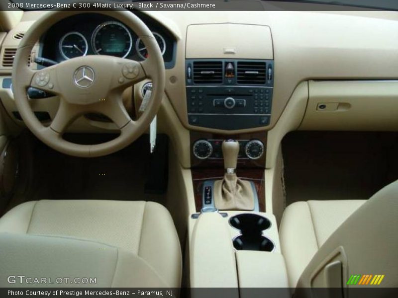 Black / Savanna/Cashmere 2008 Mercedes-Benz C 300 4Matic Luxury