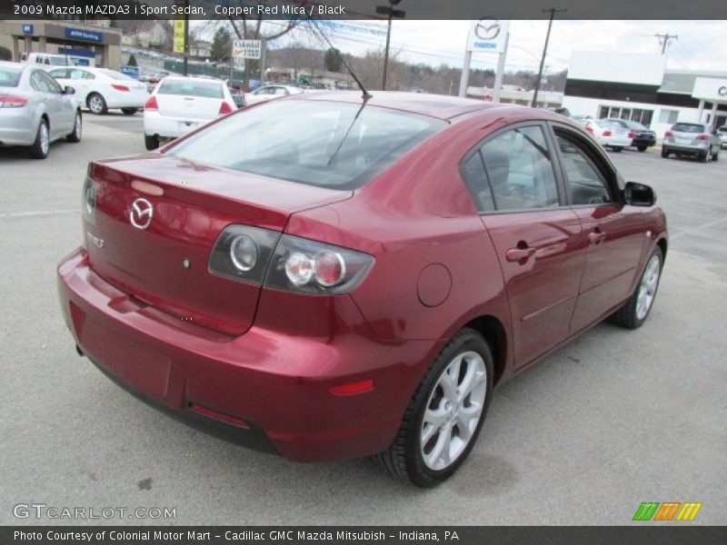 Copper Red Mica / Black 2009 Mazda MAZDA3 i Sport Sedan