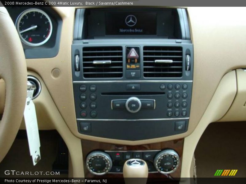 Black / Savanna/Cashmere 2008 Mercedes-Benz C 300 4Matic Luxury