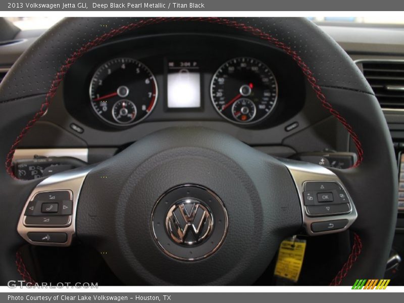 Deep Black Pearl Metallic / Titan Black 2013 Volkswagen Jetta GLI