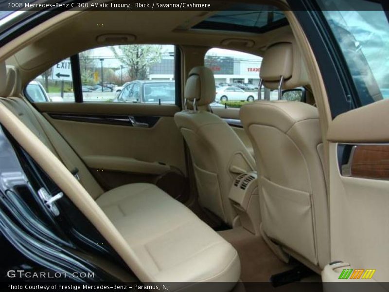 Black / Savanna/Cashmere 2008 Mercedes-Benz C 300 4Matic Luxury