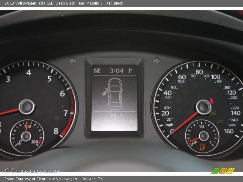 Deep Black Pearl Metallic / Titan Black 2013 Volkswagen Jetta GLI