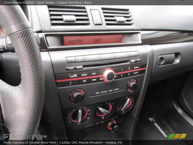 Copper Red Mica / Black 2009 Mazda MAZDA3 i Sport Sedan