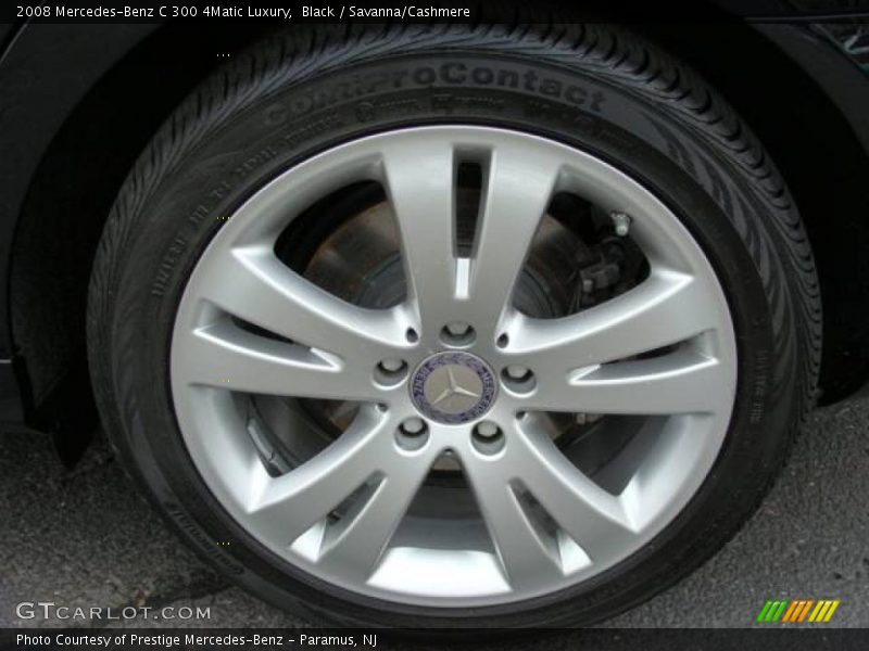 Black / Savanna/Cashmere 2008 Mercedes-Benz C 300 4Matic Luxury