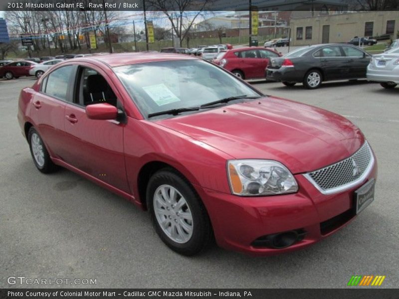 Rave Red / Black 2012 Mitsubishi Galant FE