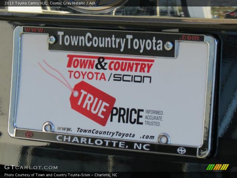 Cosmic Gray Metallic / Ash 2013 Toyota Camry XLE