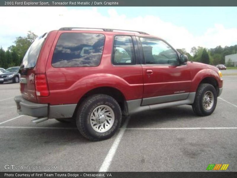 Toreador Red Metallic / Dark Graphite 2001 Ford Explorer Sport