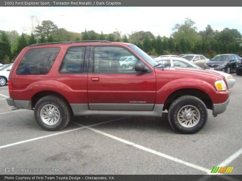 Toreador Red Metallic / Dark Graphite 2001 Ford Explorer Sport