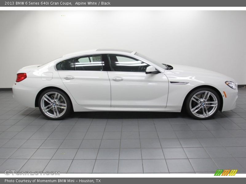 Alpine White / Black 2013 BMW 6 Series 640i Gran Coupe