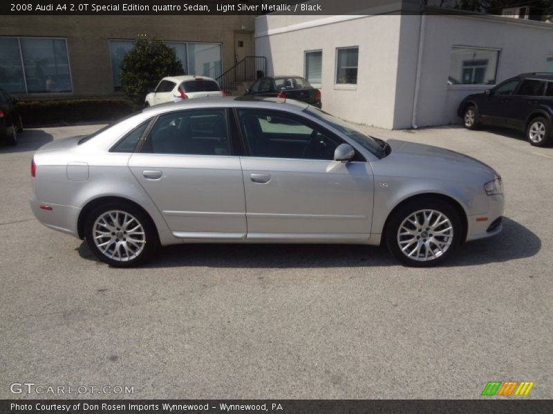 Light Silver Metallic / Black 2008 Audi A4 2.0T Special Edition quattro Sedan