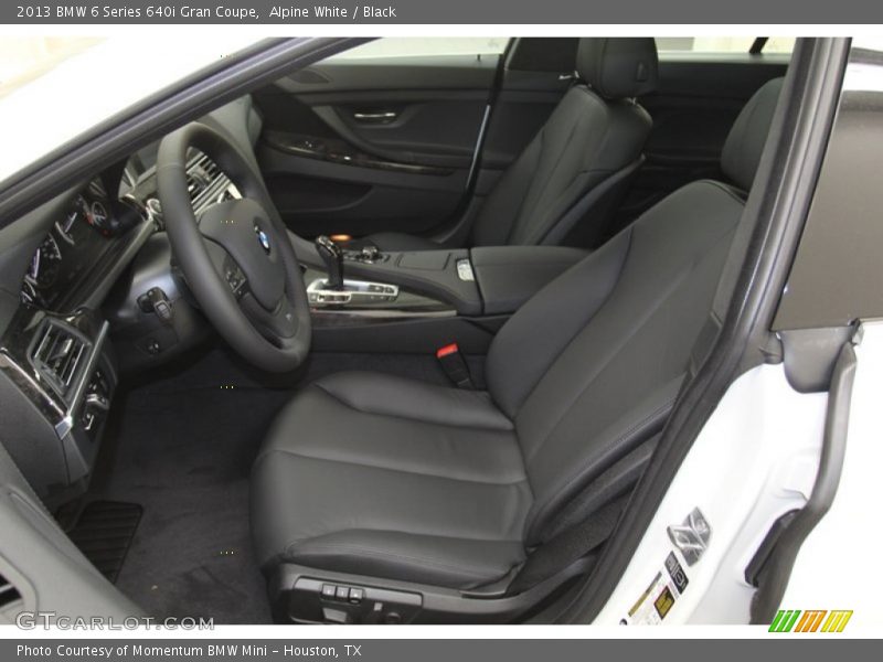 Alpine White / Black 2013 BMW 6 Series 640i Gran Coupe