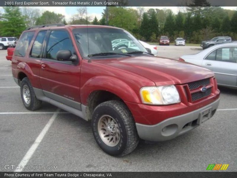 Toreador Red Metallic / Dark Graphite 2001 Ford Explorer Sport