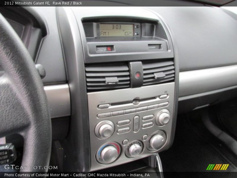 Controls of 2012 Galant FE