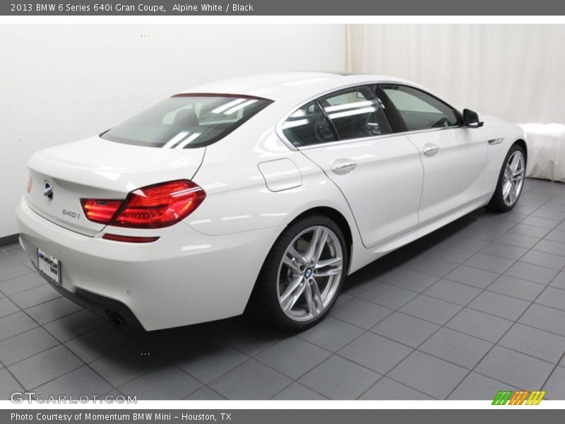 Alpine White / Black 2013 BMW 6 Series 640i Gran Coupe