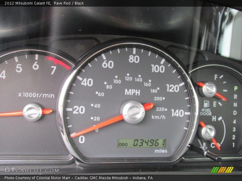  2012 Galant FE FE Gauges