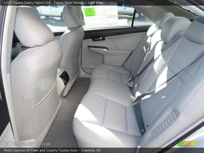 Classic Silver Metallic / Light Gray 2013 Toyota Camry Hybrid XLE