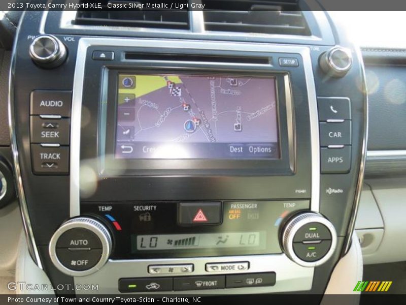 Classic Silver Metallic / Light Gray 2013 Toyota Camry Hybrid XLE