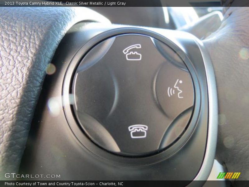 Classic Silver Metallic / Light Gray 2013 Toyota Camry Hybrid XLE