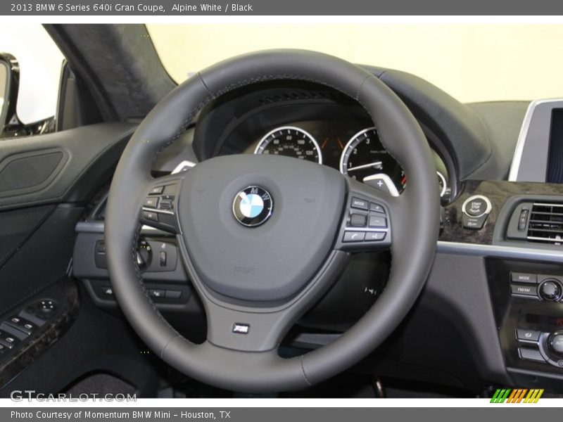 Alpine White / Black 2013 BMW 6 Series 640i Gran Coupe