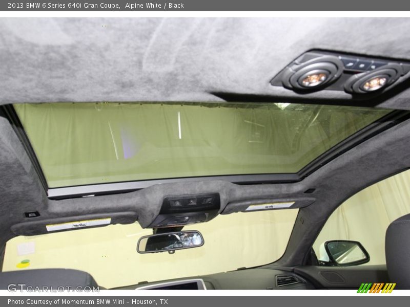 Alpine White / Black 2013 BMW 6 Series 640i Gran Coupe