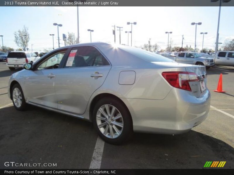 Classic Silver Metallic / Light Gray 2013 Toyota Camry Hybrid XLE