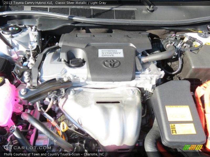 Classic Silver Metallic / Light Gray 2013 Toyota Camry Hybrid XLE