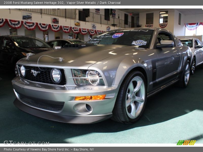 Vapor Silver Metallic / Dark Charcoal 2008 Ford Mustang Saleen Heritage 302