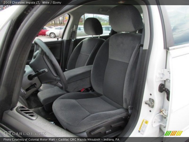 White / Ebony 2009 Chevrolet Impala LT