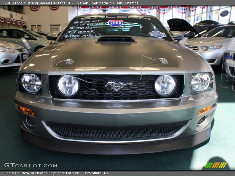 Vapor Silver Metallic / Dark Charcoal 2008 Ford Mustang Saleen Heritage 302