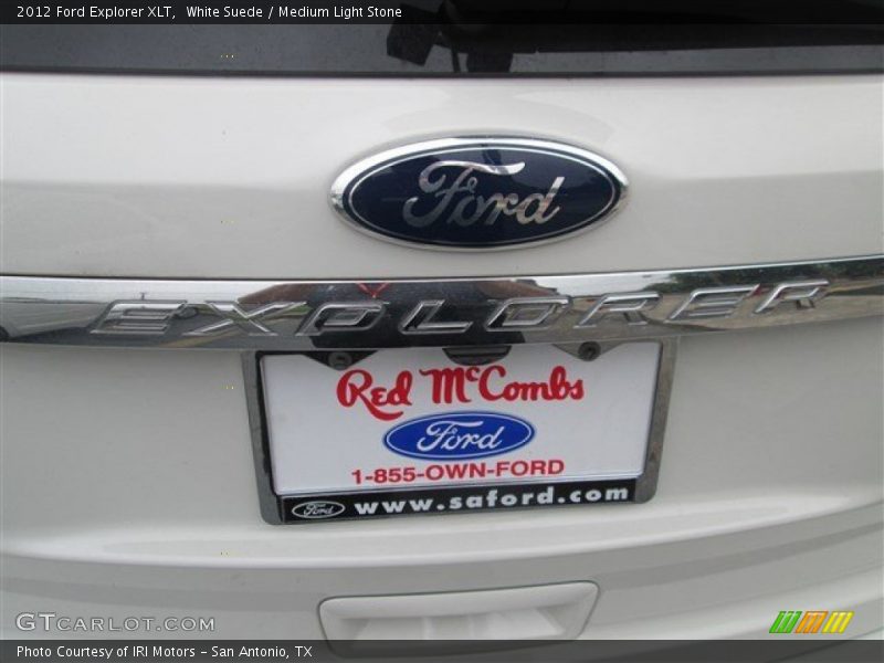White Suede / Medium Light Stone 2012 Ford Explorer XLT