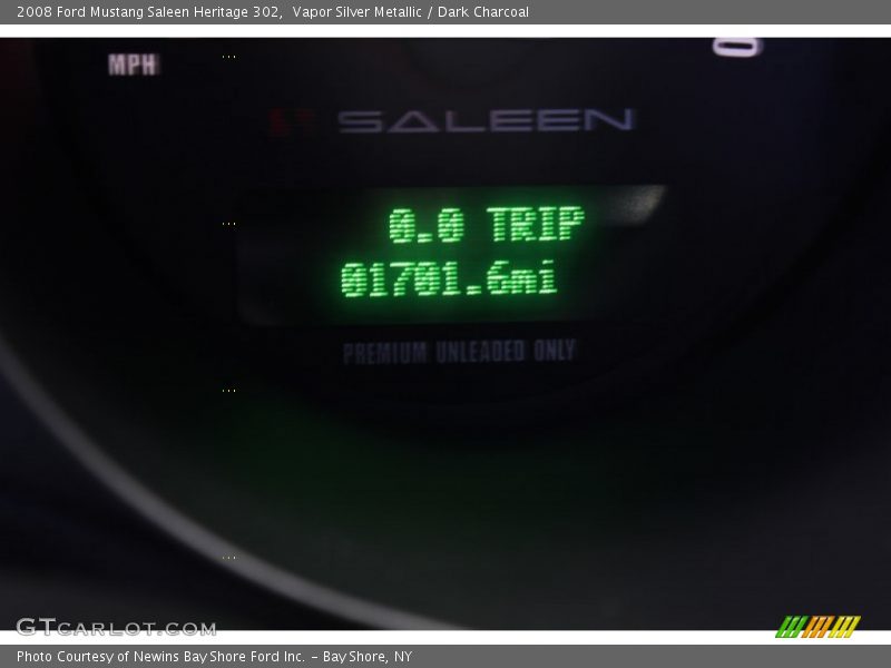 Vapor Silver Metallic / Dark Charcoal 2008 Ford Mustang Saleen Heritage 302