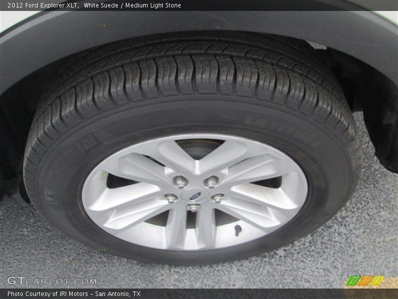 White Suede / Medium Light Stone 2012 Ford Explorer XLT