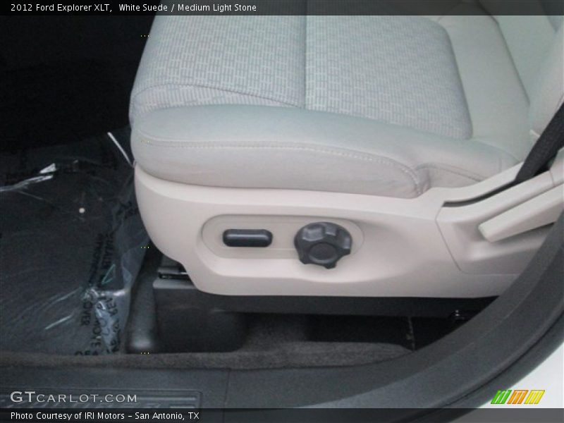 White Suede / Medium Light Stone 2012 Ford Explorer XLT