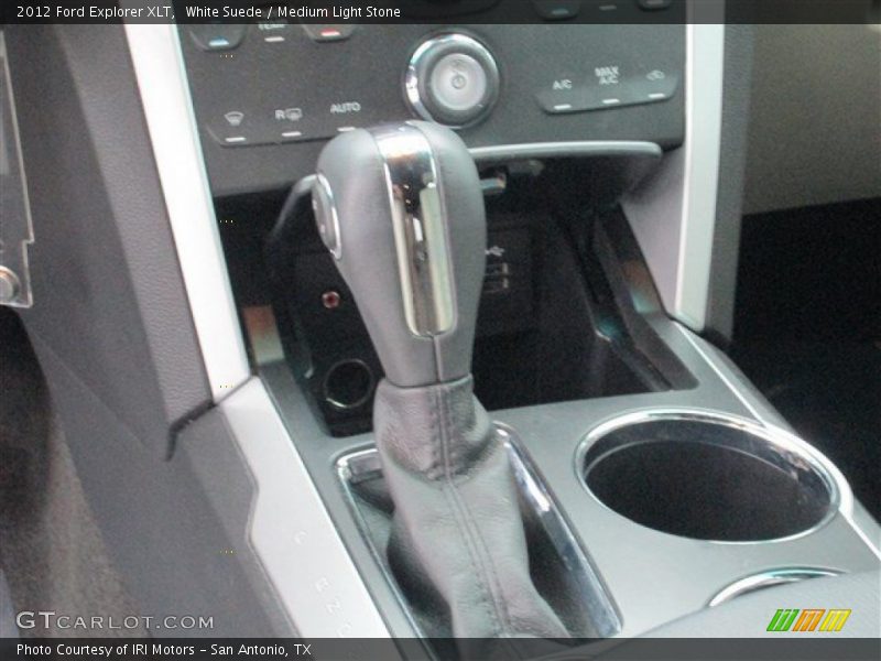 White Suede / Medium Light Stone 2012 Ford Explorer XLT