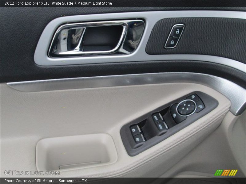 White Suede / Medium Light Stone 2012 Ford Explorer XLT