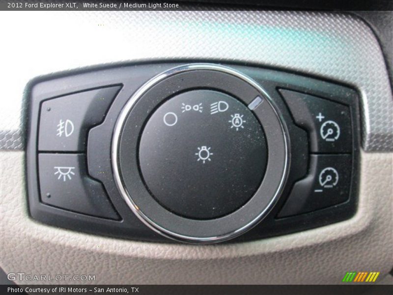 White Suede / Medium Light Stone 2012 Ford Explorer XLT