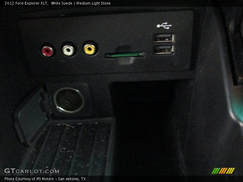White Suede / Medium Light Stone 2012 Ford Explorer XLT
