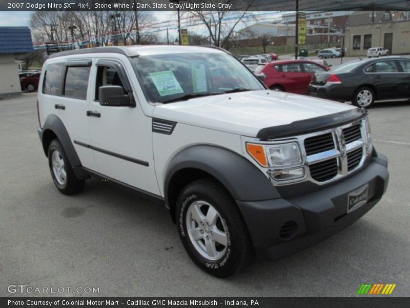 Stone White / Dark Slate Gray/Light Slate Gray 2007 Dodge Nitro SXT 4x4