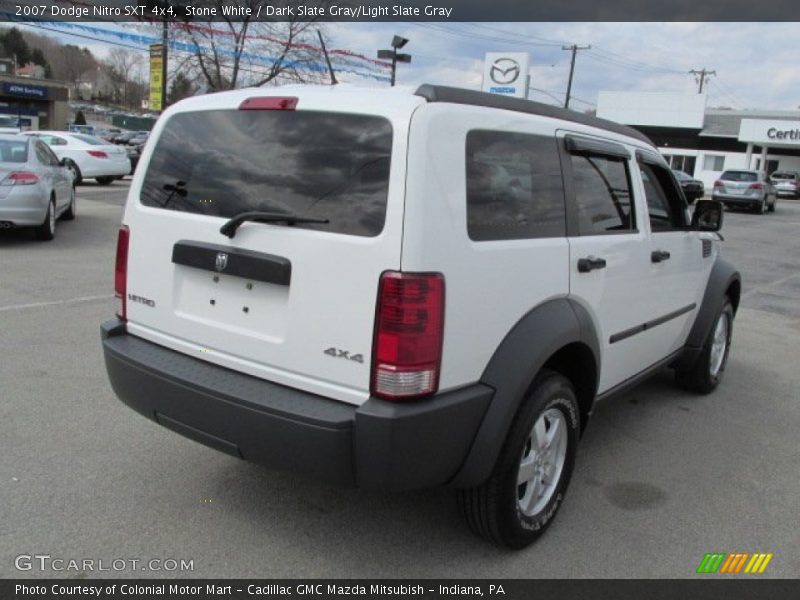 Stone White / Dark Slate Gray/Light Slate Gray 2007 Dodge Nitro SXT 4x4